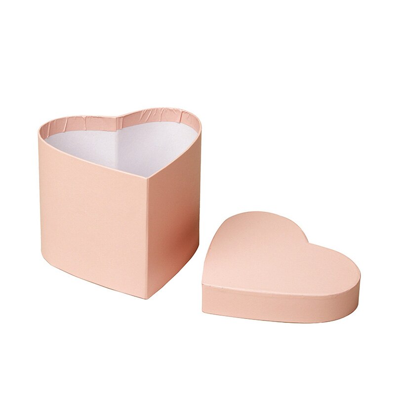 Florist Hat Boxes Red Heart Shaped Candy Boxes Bucket Box Packaging Boxes Party Valentine's Day Flowers Living Vase: 5