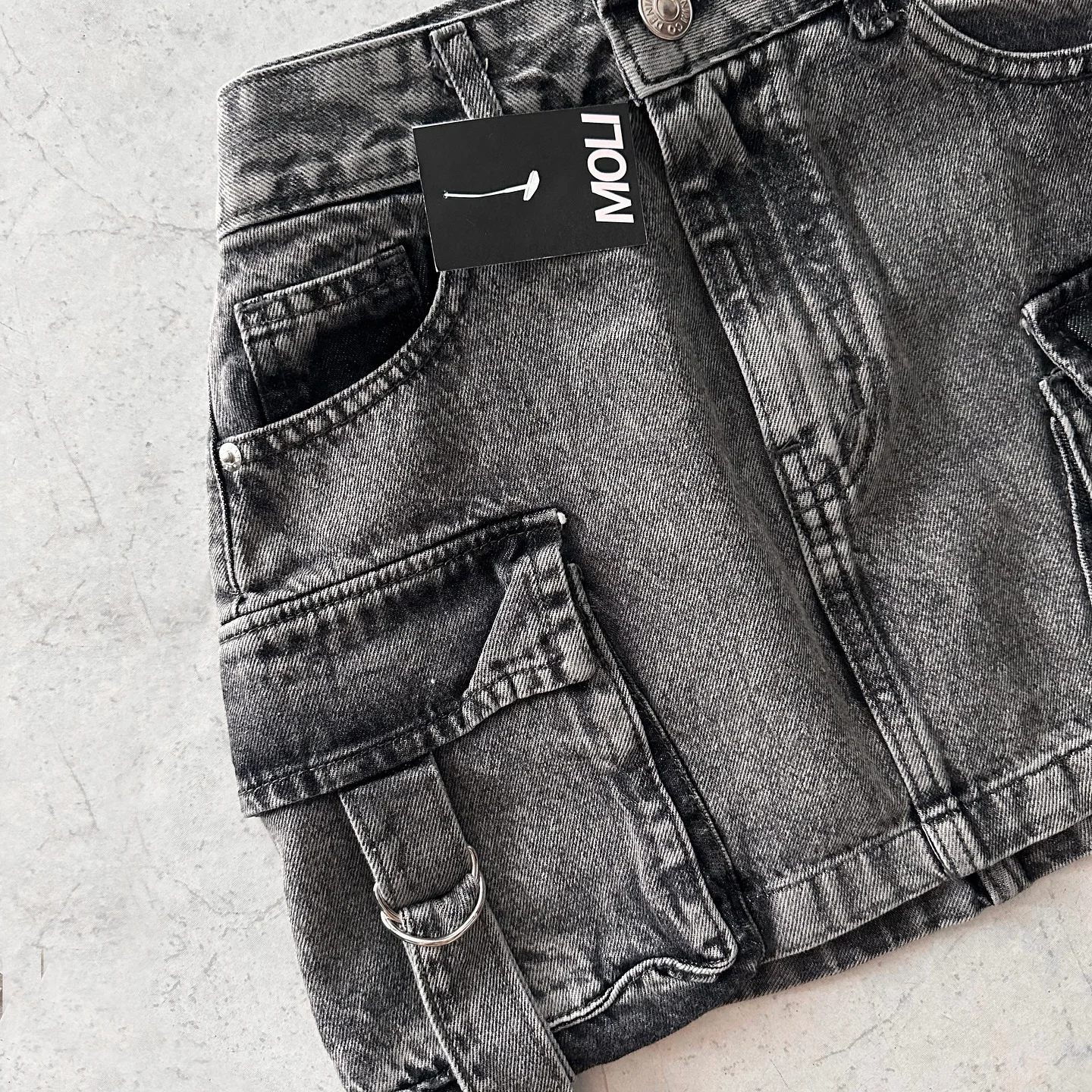 Y2k flerfickors denim rutiga kjolar goth svart minikjol retro harajuku dam casual mångsidig sexig streetwear