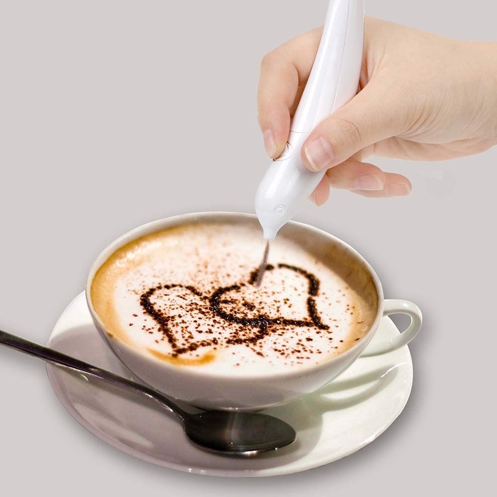 Kaffee Zeichnung Stift Latte Kunst Kuli Kaffee Kuchen würzen Lebensmittel Ziehen Werkzeug Kuchen Dekoration Stift Kaffee Carving Stift Coffeeware Gebäck werkzeug