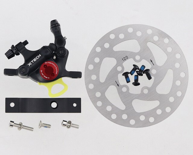 ZOOM Xtech-freno hidráulico de aleación de aluminio HB100 para patinete eléctrico Xiaomi M365/Pro, mejora de frenos de disco M365: Xetch Black Set