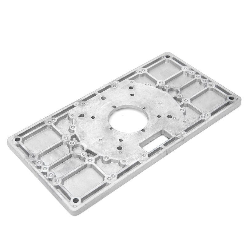 700C Aluminum Router Table Insert Plate For Woodworking Benches with 4pcs Insert Rings Engrving Machine