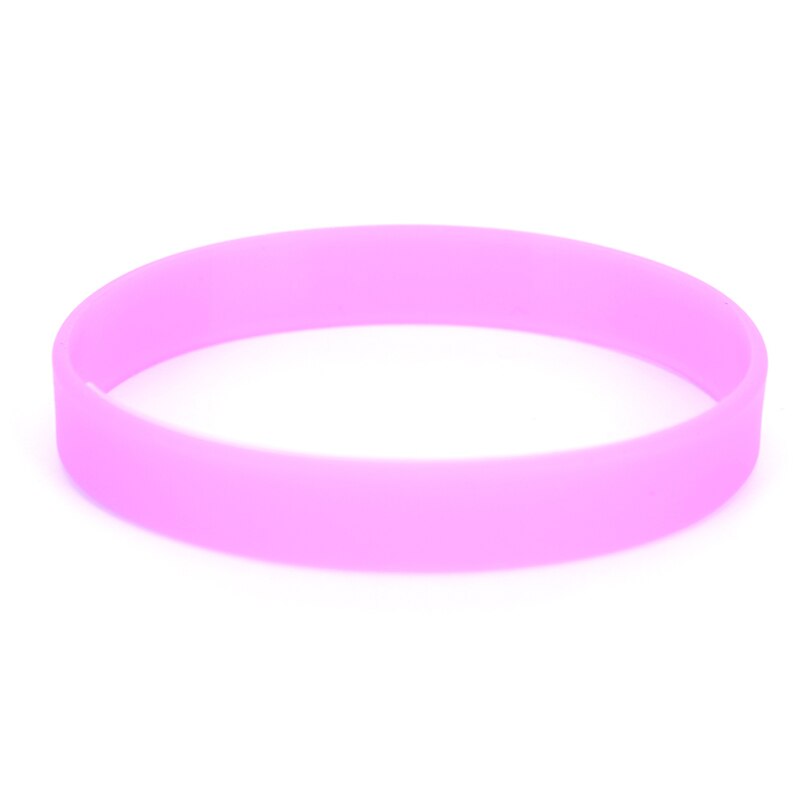 Färgglada lysande silikon sportarmband & armband kvinnor fluorescerande gummi fitness armband armband glöder i mörkret: Röd