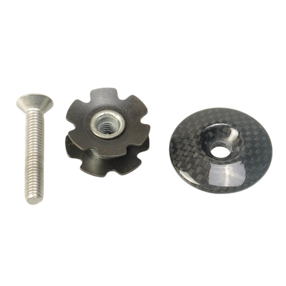 Fahrrad 28,6mm steuern Stern Mutter Gabel Rohr Deckel Fahrrad Headset oben Abdeckung mit Schraube Fahrrad Accessoies Fahrrad Teile bicicleta