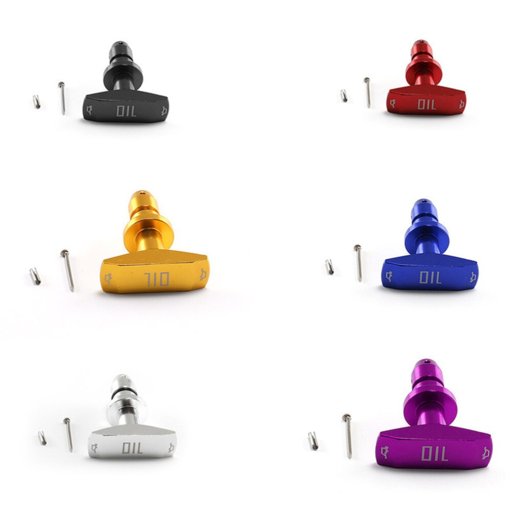 Vervanging Motor Oliepeil Peilstok Handvat Auto Modificatie Levert Compatibel Voor Gt V8 GT500 (Zilver)