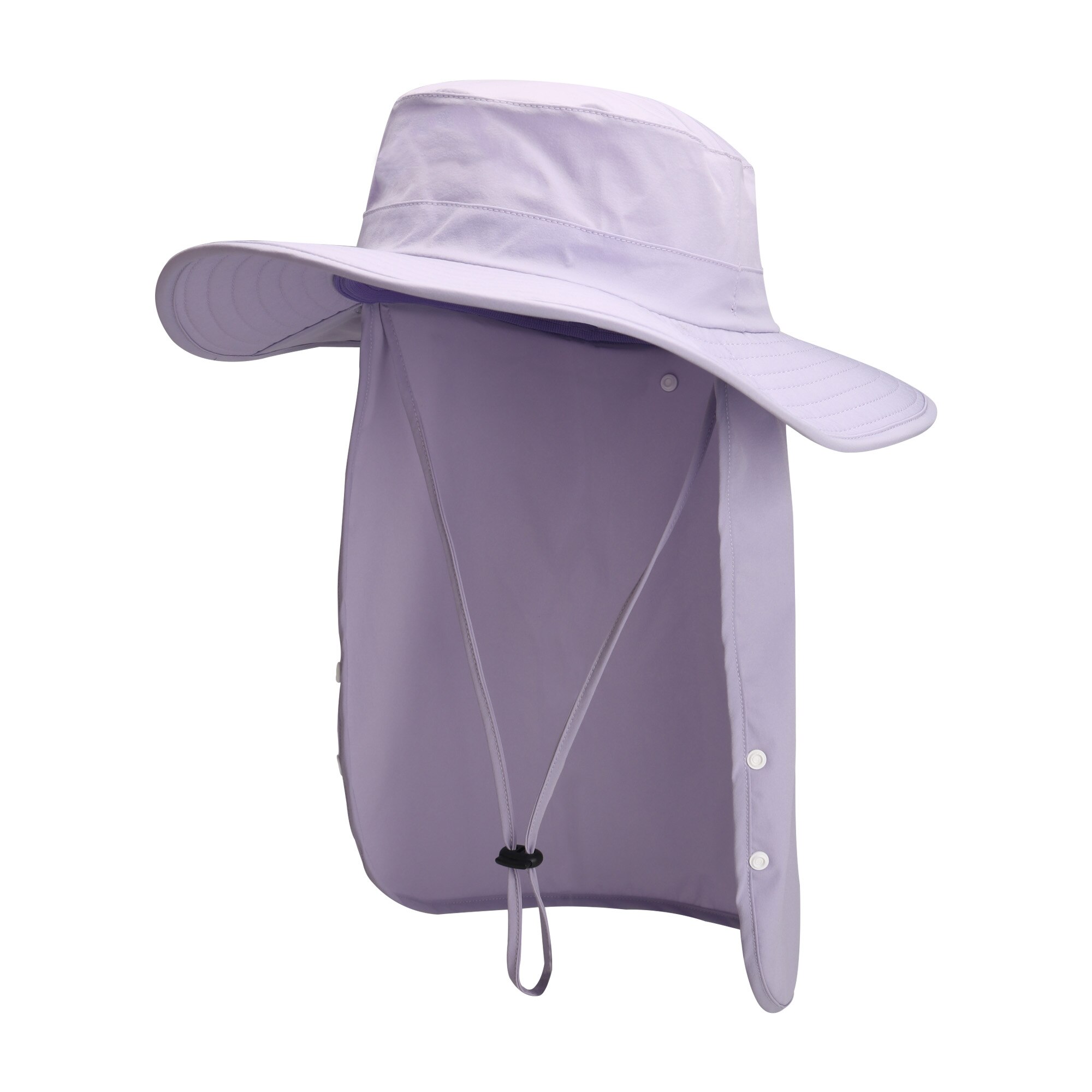 Connectyle Mens Vrouwen Upf 50 + Zon Bescherming Safari Hoed Lichtgewicht Quick Dry Verstelbare Opvouwbare Met Nek Flap Vissen Zon hoed: Light Purple