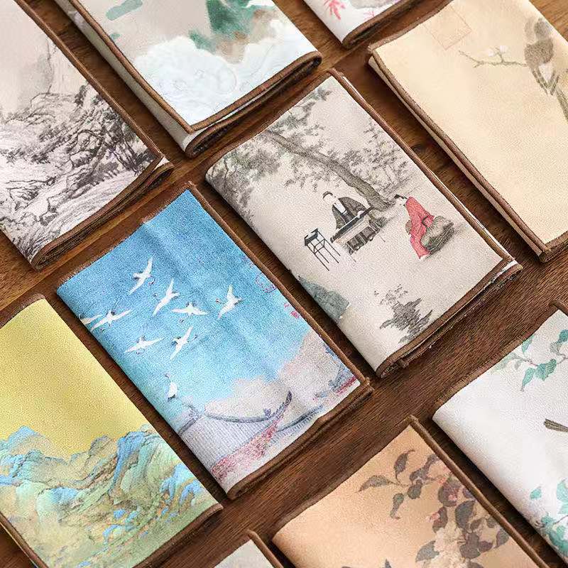 Serviette à thé en daim Zen, nappe de Table à thé, tisane en argile de Yixing absorbante de , tapis à thé Kung Fu