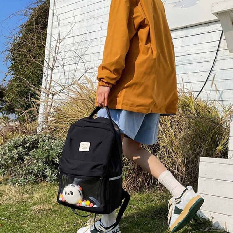 D0LF Outdoor Waterdichte Rugzak Schoudertas Anti-Diefstal Laptop Rugzakken Schooltas Voor Water Fles Boeken Paraplu Portemonnee