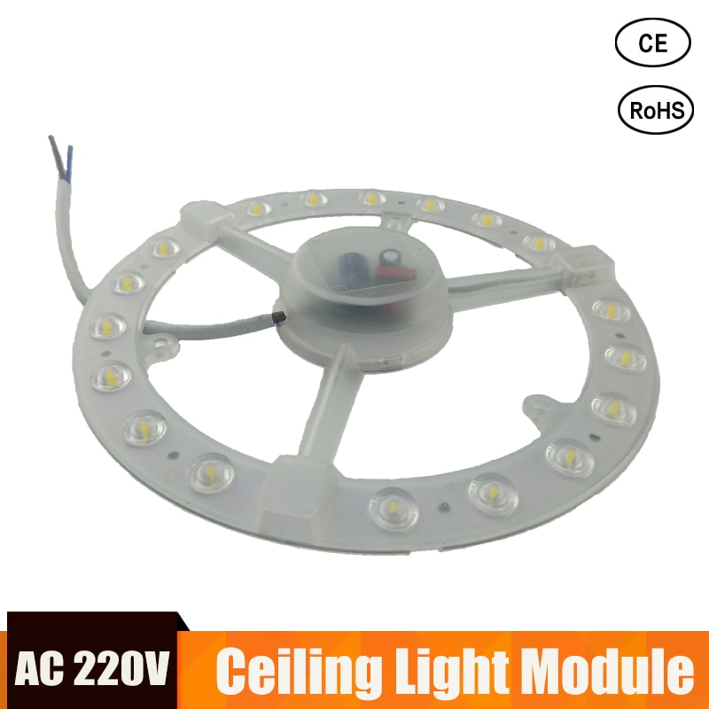 Led Module Licht 220V 12W 18W 24W Ronde Vervangen Plafondlamp Verlichting Bron Handig Installatie Voor huis Binnenverlichting