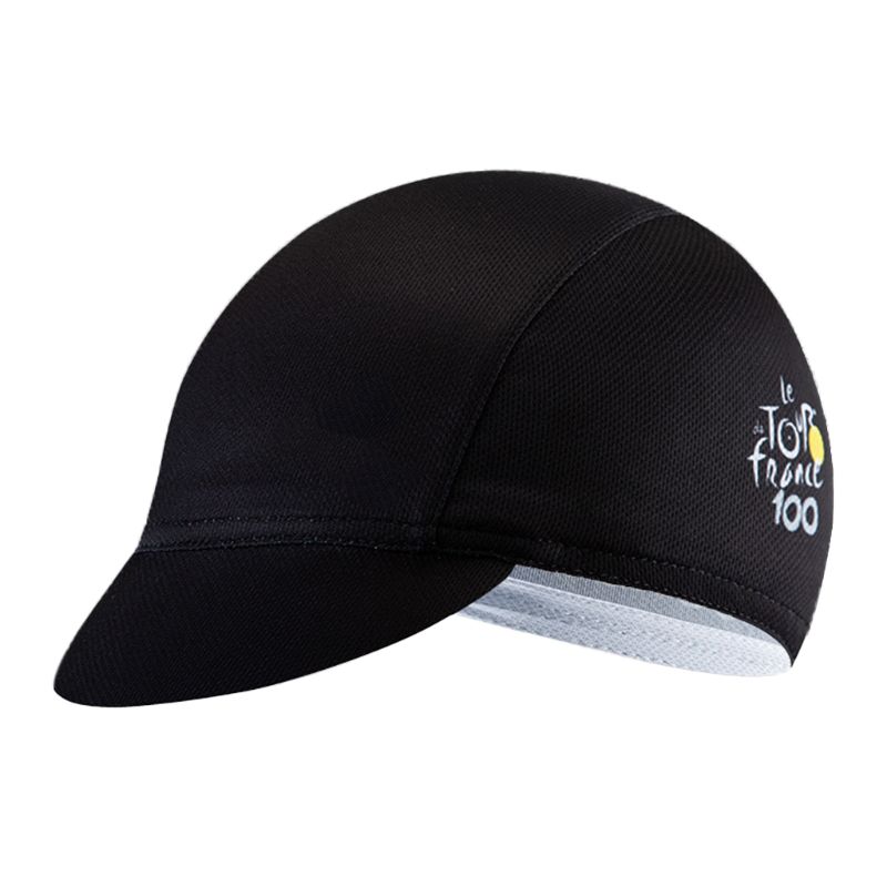 Cycling Hat Quick Dry Breathable Sweat Absorb Bicycle Sun Cap Outdoor Sports Hiking Fishing Tackle Print Free Size Ridin: Black
