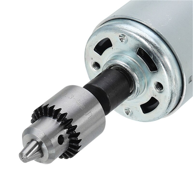 Dc 12-24v 775 motor elektrisk drill med borepatron dc-motor for polering av borekutting