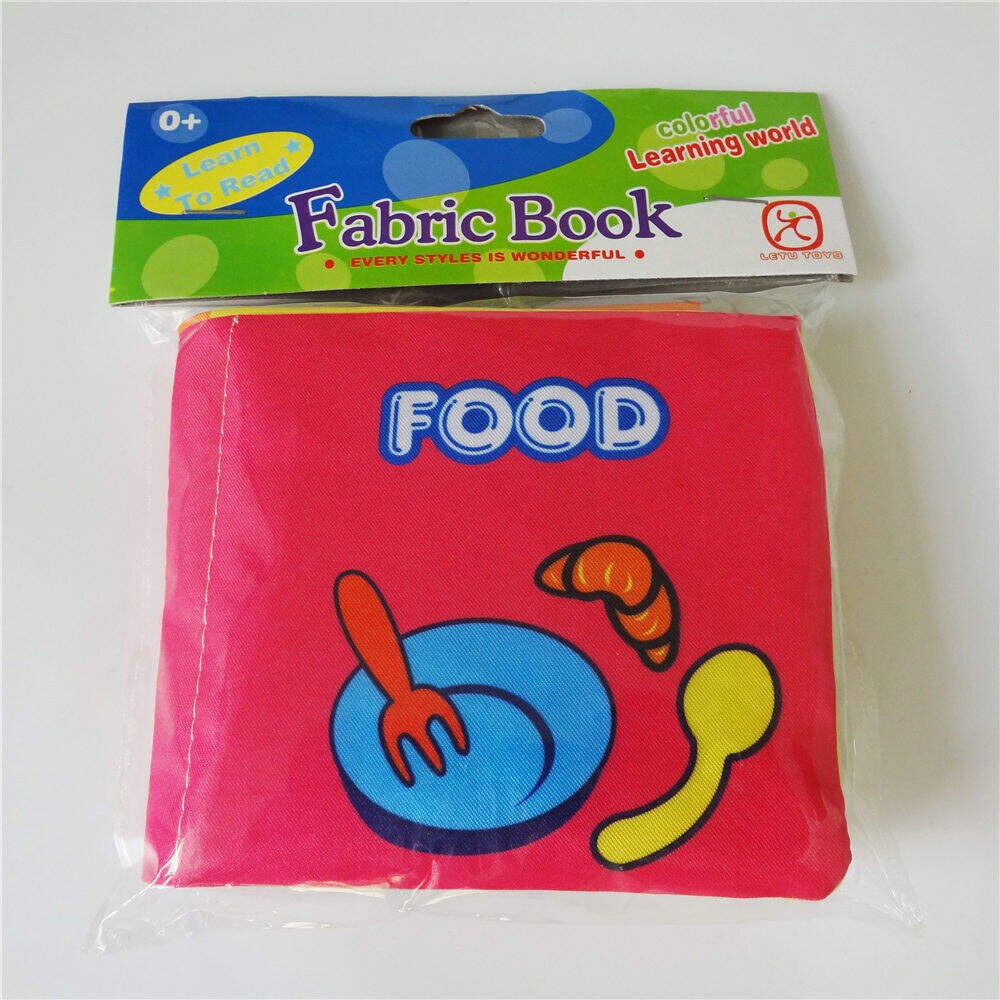 Ecroda 12 Stijl Activiteit Boek Engels Taal Stof Doek Baby Boeken Leren Onderwijs Speelgoed 0 ~ 12 Maanden Juguetes Bebe: 6