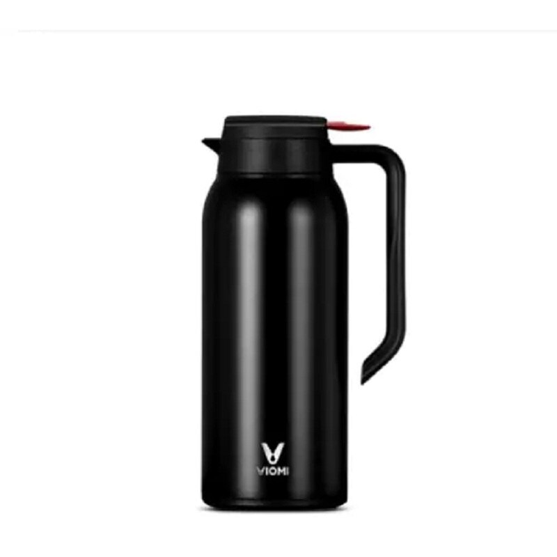 VIOMI Water Kettle Big Capacity Portable Stainless Steel Detachable Cup Vacuum Heat-insulated Tank 24h Keep warm Preservation: black
