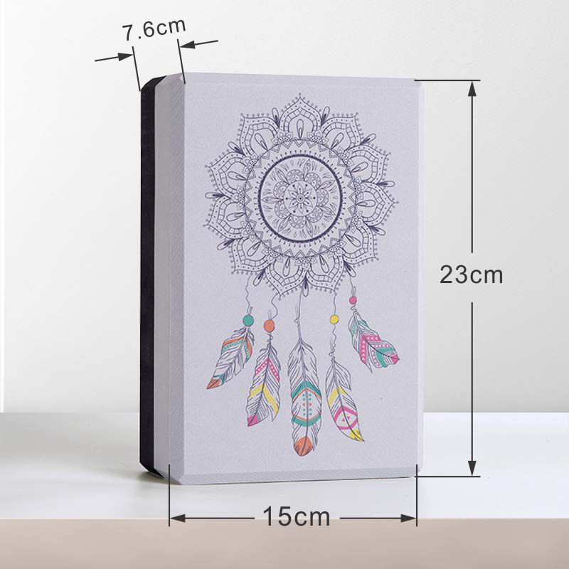 Bloque de cuña para sentadillas de Yoga, tabla inclinada, camilla para pies, ejercicio, Pilates, tablas inclinadas, bloques de Yoga, entrenamiento de gimnasio, equipo de Fitness: Castaño