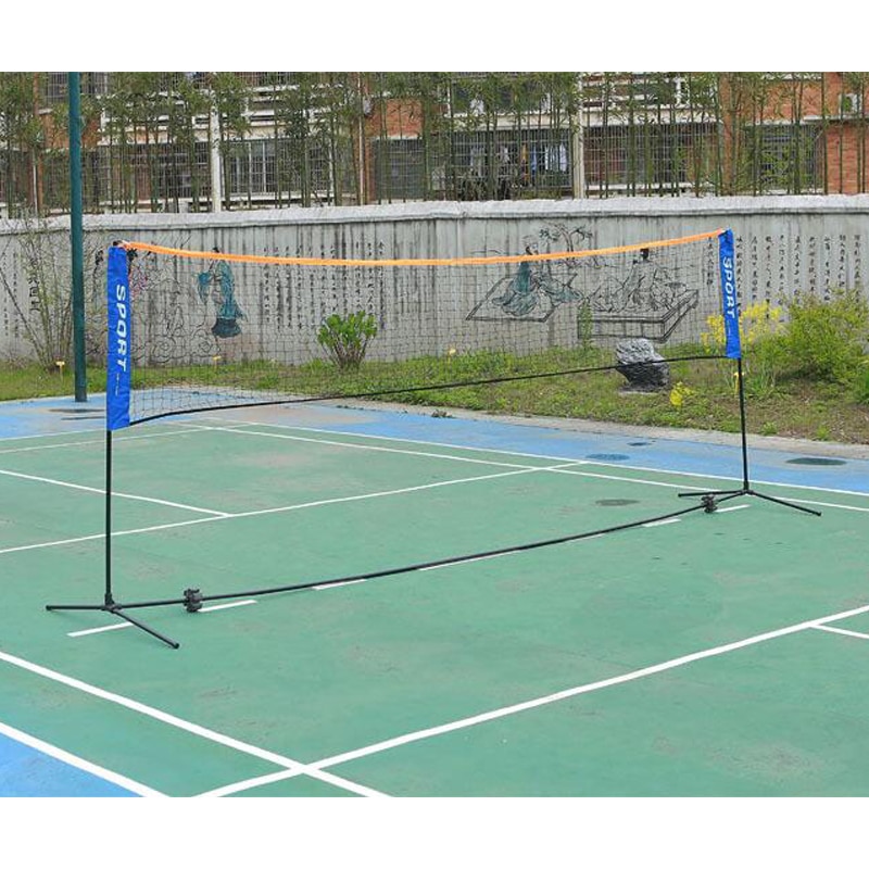 Bonne Badminton Net support Portable pliant intérieur extérieur Standard formation Badminton support avec sac de transport