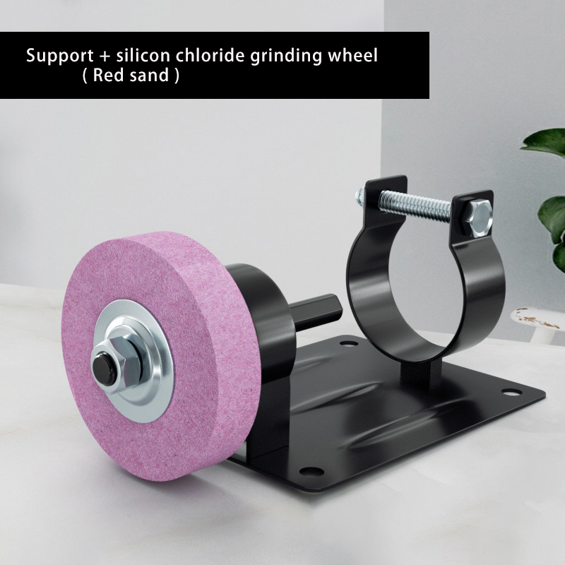 Käsikäyttöinen sähköpora hiomakone hiomakone muuntopään hiomakivet hiomakone kiillotuskiillotushiomalaikka 1 sarja: Vaaleanpunainen