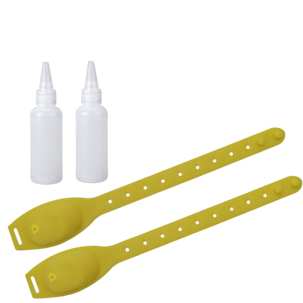 Adult Kid Liquid Wristband Hand Dispenser Handwash Gel With Whole Sanitizing Hand Dispenser Wearable Hand Sanatizer @: Yellow