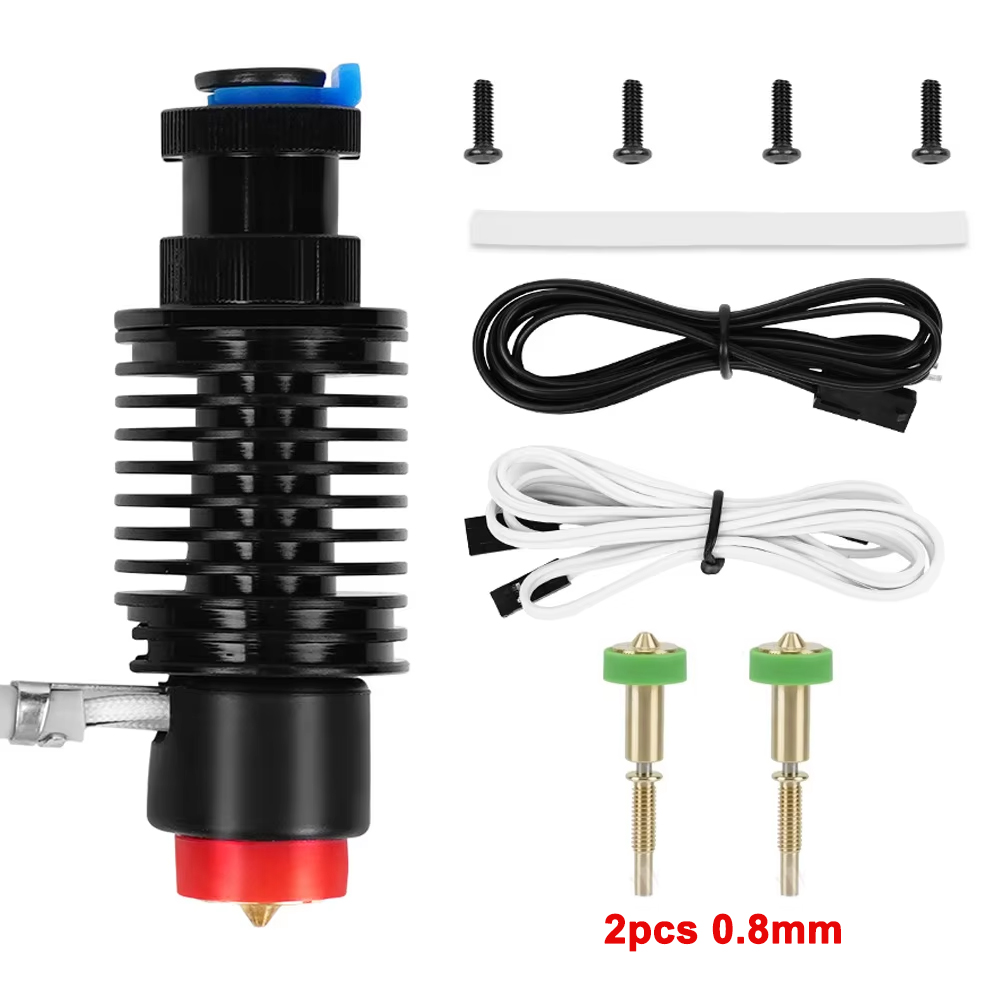 Kit de extrusión de calefacción de cerámica E3D Revo, termistor 104NT, calentador de calentamiento rápido, Kit Hotend de núcleo para impresora 3D E3d V6 Voron End: Naranja