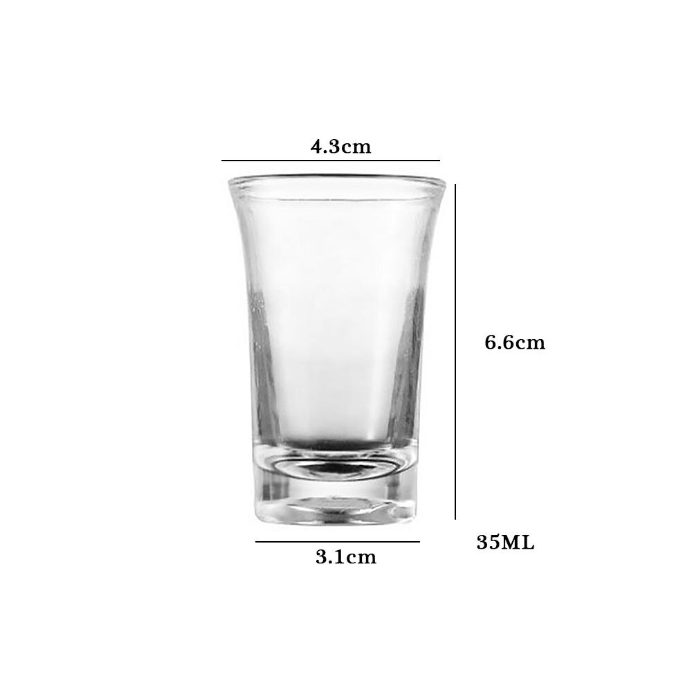 6 Shot Glass Dispenser and Holder Wine distributor acrylic cup 6pcs