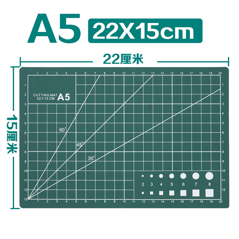 Alfombrilla de costura de doble cara, tabla de cortar para manualidades, tela, acolchado, costura, álbum de recortes: Rojo
