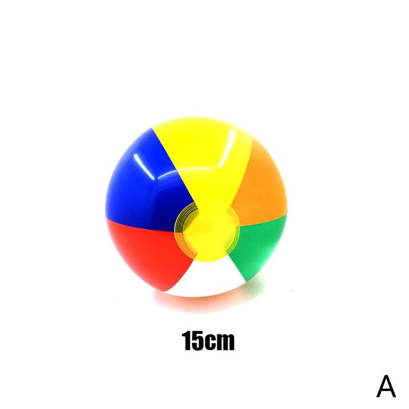 15/23/30/36/40cm lato na zewnątrz nadmuchiwana piłka plażowa kolorowa piłka robić zabawy w wodzie zabawki lato pływanie piłka dmuchana zabawki wodne: 15cm (A)