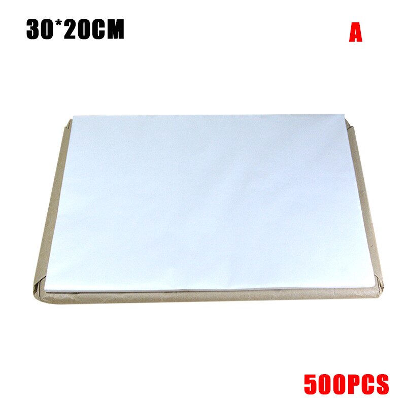 500 Copriletto/pacchetto non-bastone piazza Olio Carta Carta Oleata per la Cucina di Cottura Della Torta Della Pizza MDJ998: A