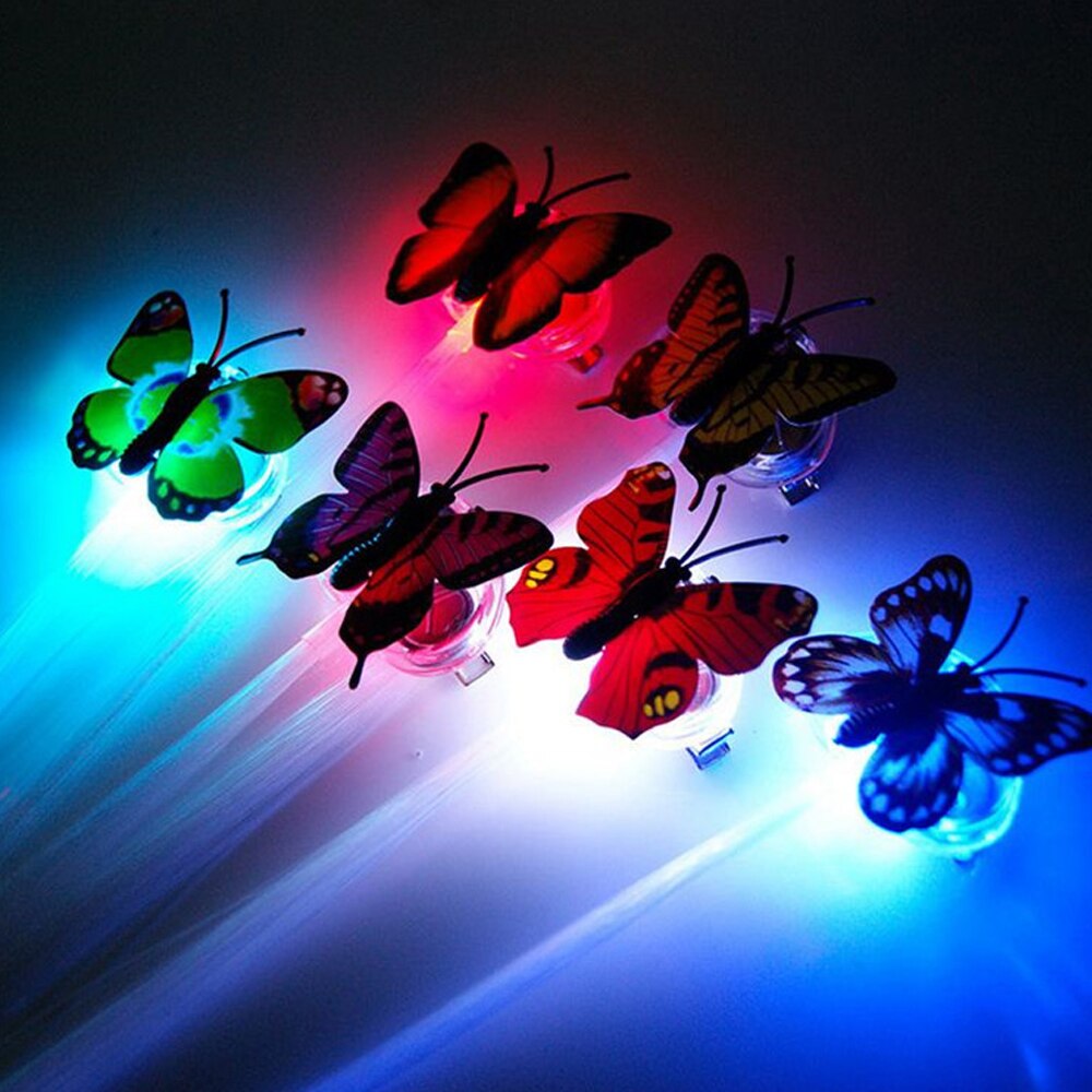 30 stücke LED Party Liefert glühend Blitz Haar Clips Leuchtenden Schmetterling Haar Verlängerung Blitz-flechten Clips für Weihnachten Halloween Spielzeug