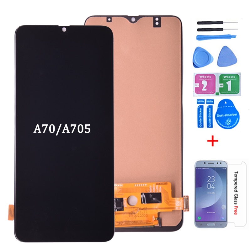 Lcd Display Voor Samsung Galaxy A70 A705 Lcd Touch Screen Digitizer Vergadering A705/Ds A705F A705FN A705GM Lcd-scherm met Frame
