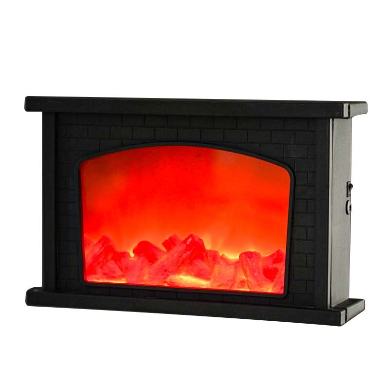 LED Flame Dynamic Lantern Lamp Simulation Fireplace Flame Effect Night Light USB Battery Powered For Living Room Decor: Default Title
