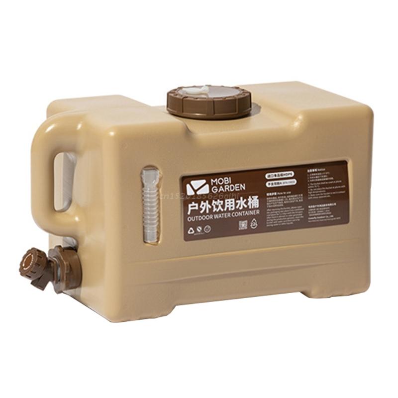 10.5L Huishoudelijke Grote Capaciteit Water Opslagtank Water Opslagtank Met Kraan Outdoor Camping Wandelen Draagbare Emmer