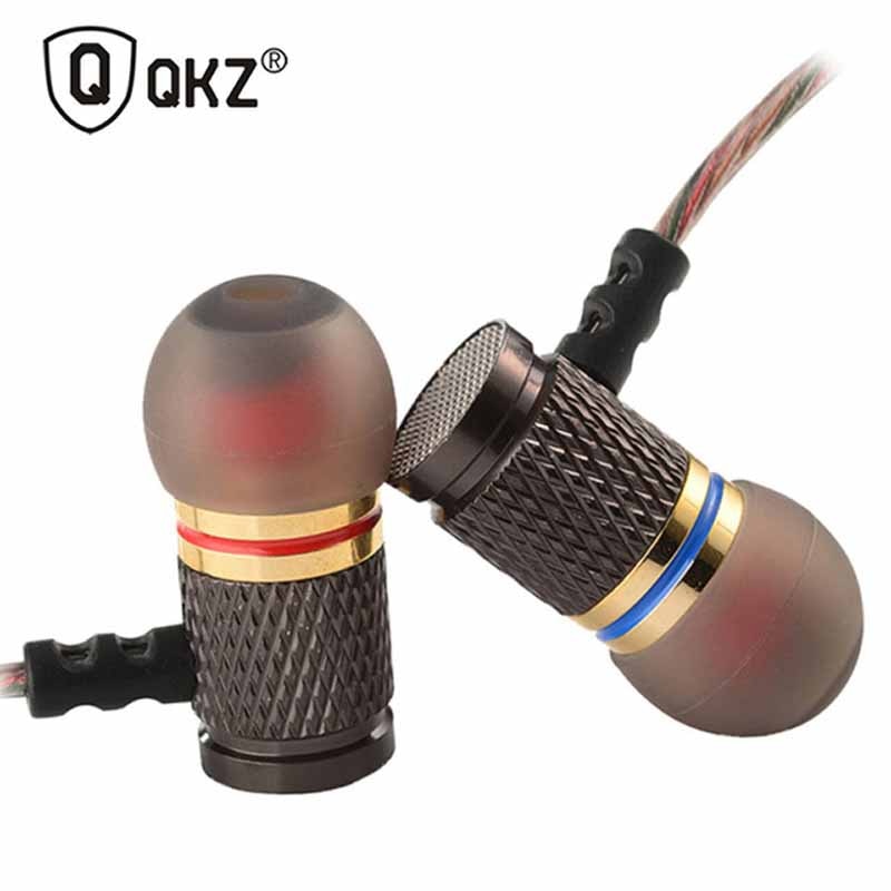 Qkz DM6 In Ear 3.5Mm Oortelefoon Metalen 3D Zware Bas Geluidskwaliteit Oortelefoon Sport Headset Voor Alle Cel Pk kz AS10 ZS10 V80