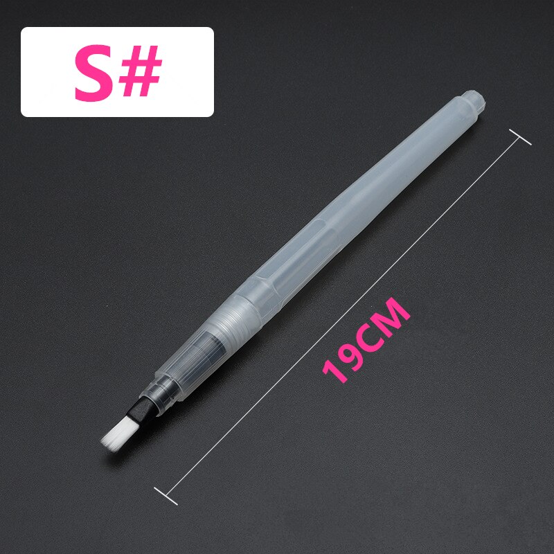 Tinta recarregável escova de tinta água tinta caneta cor da água cabeça macia caligrafia desenho pintura ilustração caneta marcador: i