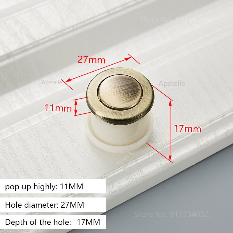 Verstelbare Lente Verborgen Kast Lade Hardware Groen Zilver Goud Zinklegering Plastic Keukenkastje Pulls Deur Kast Handvat: 4
