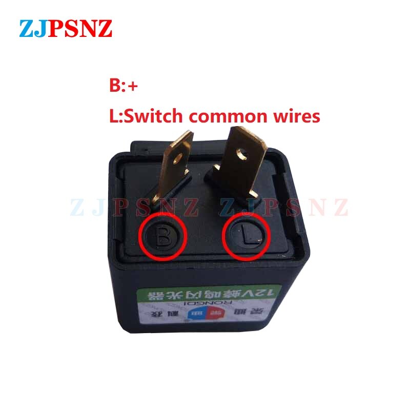 Flasher Relay Turn Signal DC12V 48V 60V 2Pins 3Pins Buzzer Beep Flasher Relay Blinker Indicator LED Flashers Turn Light Signals