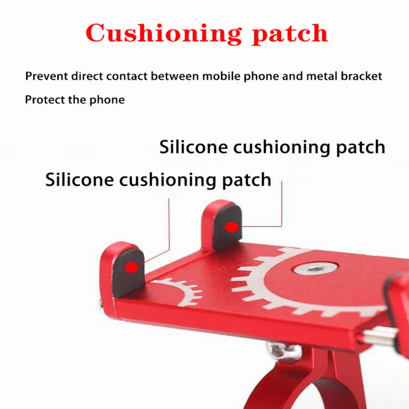 Soporte de teléfono para bicicleta, soporte Universal para móvil, GPS, Metal, para montar en bicicleta, MTB, soporte para motocicleta, manillar de Moto, Clip antideslizante
