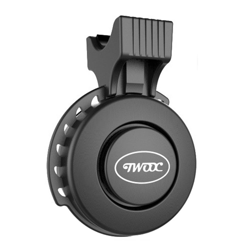 Twooc T-002 Elektrische Fiets Hoorn 110-120 Db Waterdichte 4 Geluid Modi Usb Opladen Elektronische Fietsbel Elektrische Claxon: Black