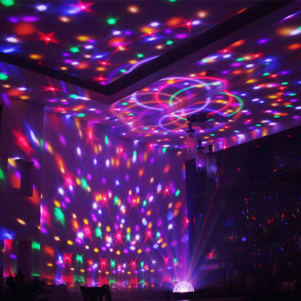 RGB LED Magic ball disco Verlichting voor Thuis Muziek Center Auto USB Decoratie Podium Verlichting Effect Stroboscopen Geluid Party Licht
