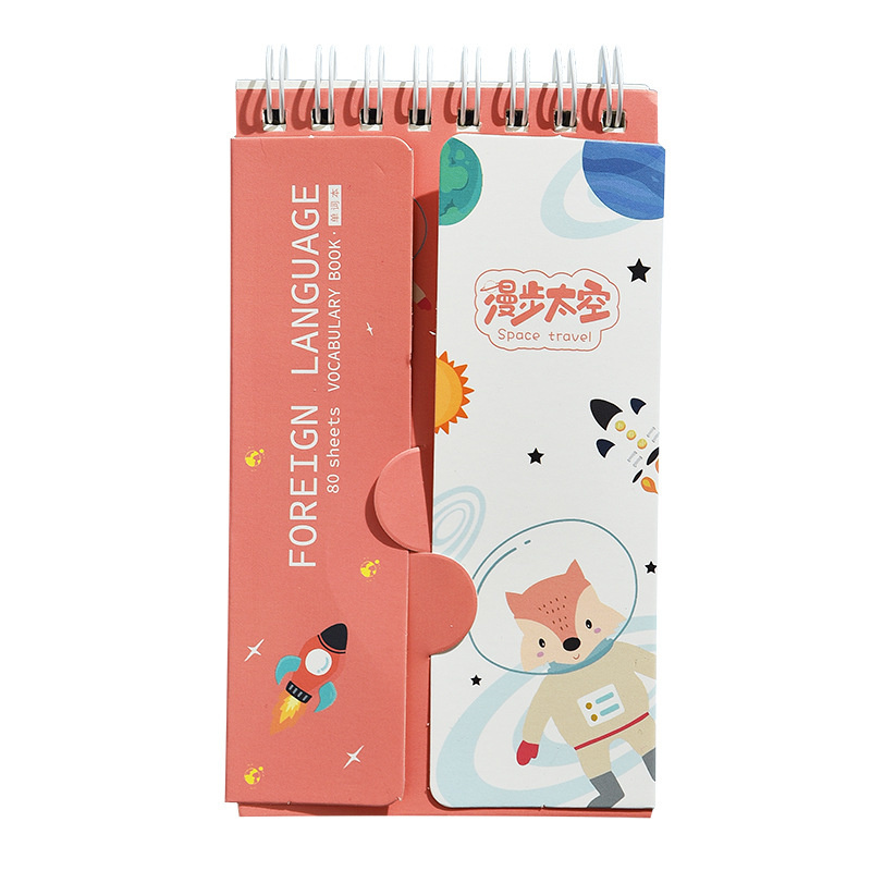 80 Vellen Engels Woordenschat Pocket Memo Pad Buitenlandse Talen Woord Boek Spoel Notebook Draagbare Geheugen Boek School Stationery