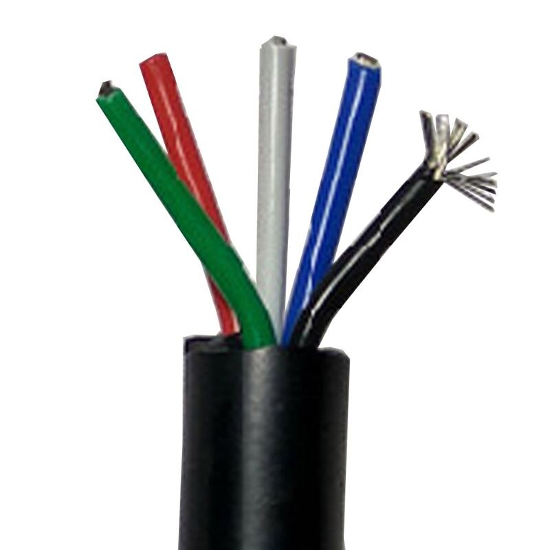 5 Cores Silicone Cable Wire Electronic Soldering Iron STC-T12 Line Welding Station Handle High Temperature Resistance DIY 19QB