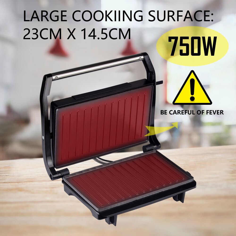 Home BBQ Grill Machine Double-Sided Smokeless Barbecue Machine Multifunctional Hotplate Grilled Meat Pan Steak Grill Maker 220V
