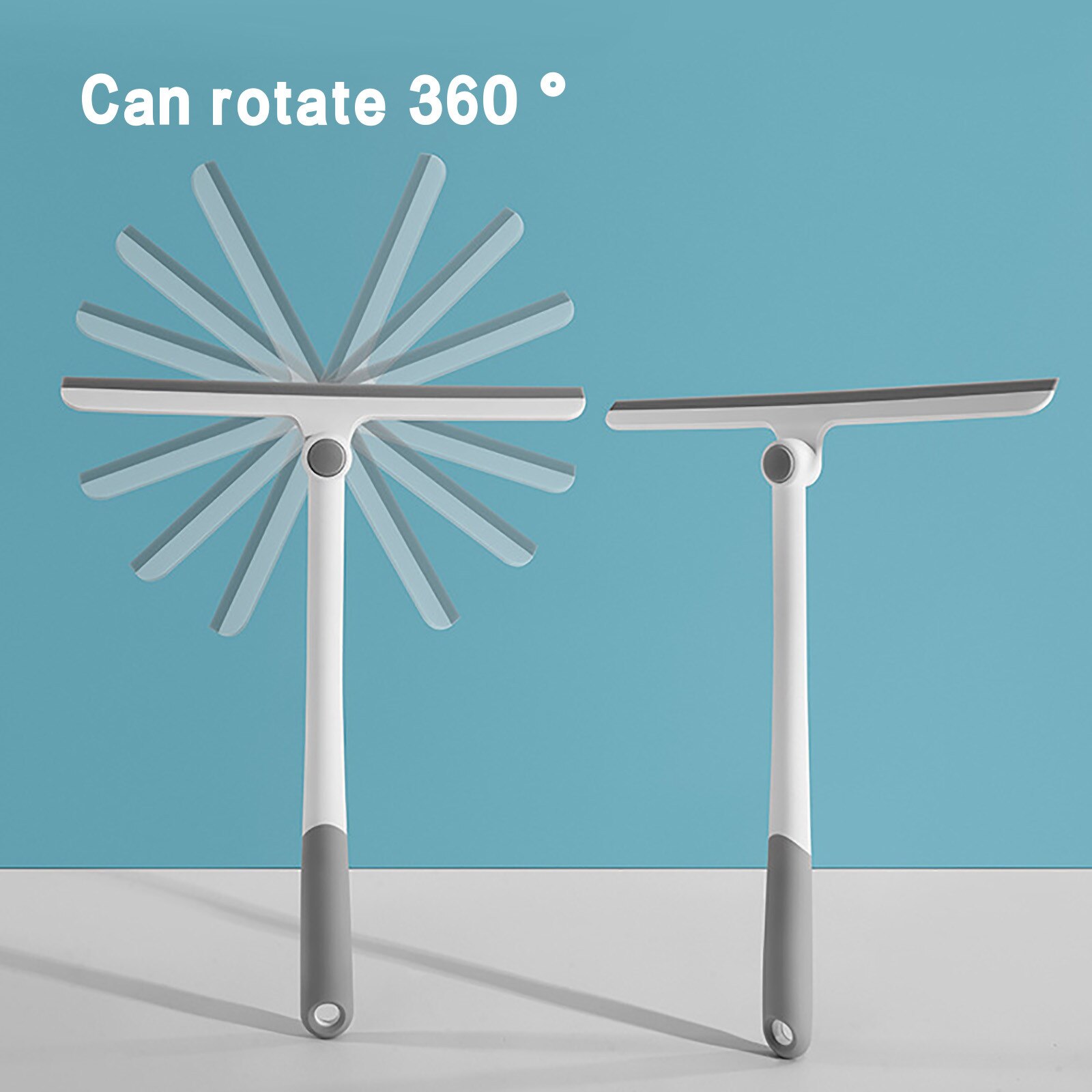 1pc home bathroom shower scraper silicone glass window scraper for shower door window decontamination cleaning handle scraper