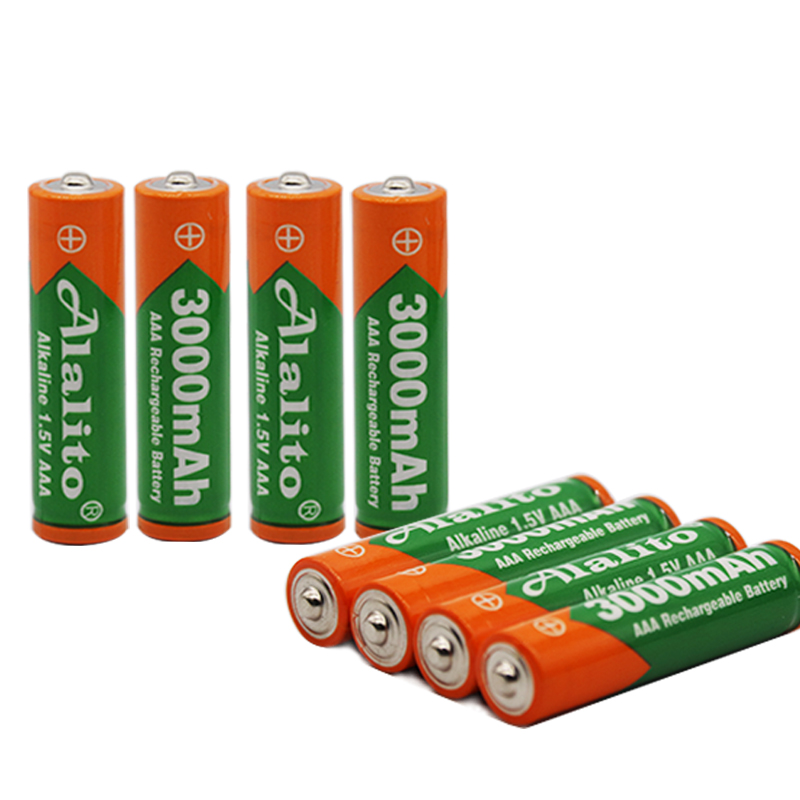 4-50 stks/partij AAA Batterij 3000mah 1.5V Alkaline AAA oplaadbare batterij voor Afstandsbediening Speelgoed licht batterij