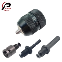 portabrocas mandril para taladro con adaptador sds, Adaptador de portabrocas sin llave 1/2-20UNF, llave de cambio rápido Hex SDS Plus, Portabrocas de Metal de 0,8-10mm para taladro de llave de impacto