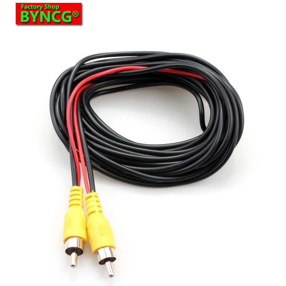 BYNCG AV Kabel Universele auto RCA Av-kabel kabelboom voor auto achteruitrijcamera parking 6m video extension kabel