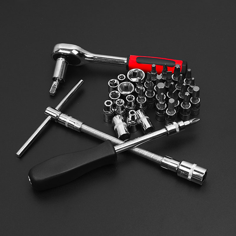 Binoax 53 Stuks Multifunctionele Mouw Set Auto Reparatie Tool Set Snel