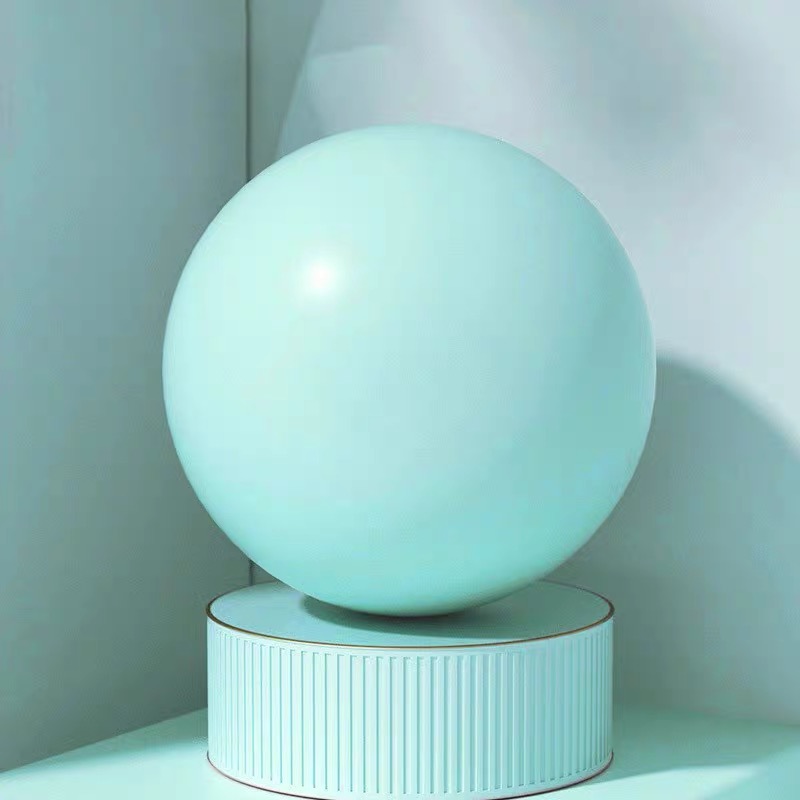 Pilates yogaball til postpartum restitusjon fortykket eksplosjonssikker treningsball til nybegynnere, 25cm mini yogaballer, liten: Svart