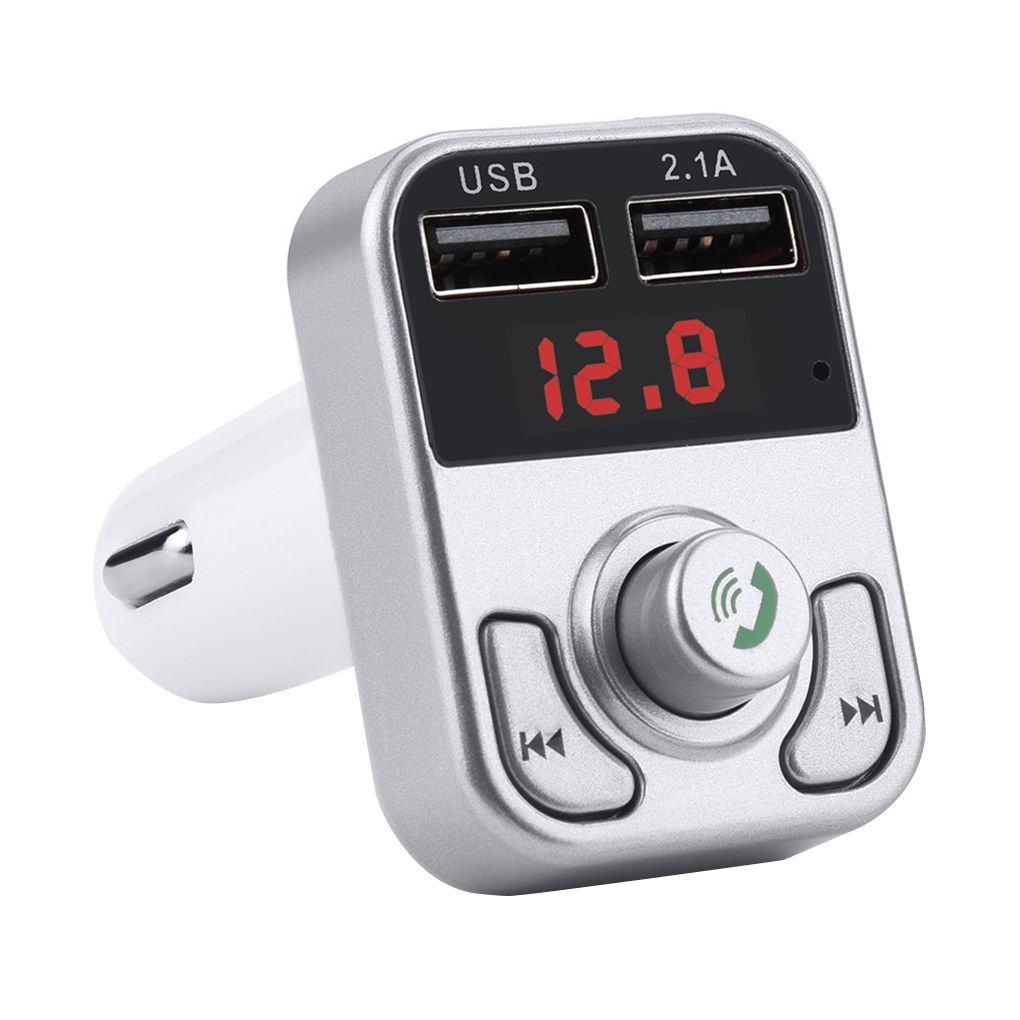 Universal B3 Wireless FM Transmitter Support TF Card Handsfree Call Bluetooth Car MP3 Player Dual USB Cell Phone Auto Charger: NO.4