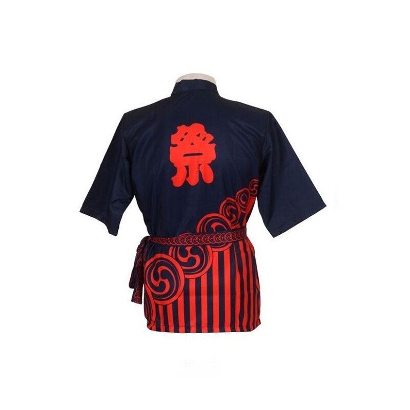 Veste de Chef Hommes de Traiteur Japonais Pour, Uniforme de Chef D&#39;Hôtel, Vêtements de Cuisine de Restaurant de Sushi,Teppanyaki, Salopette de Serveur, Cuisine Japonaise Cuisine Tenue Cuisinier Professio