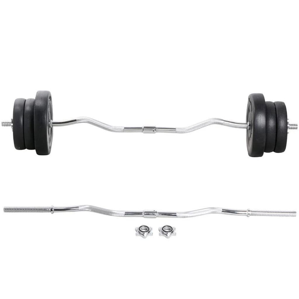 1.2m Gym Home Fitness Straight Curved Barbell Pole Solid Standard Barbell Rod Weight Lifting Barbell Dumbbell Bar Exercise Gym