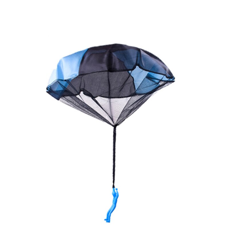 Hand Gooien Mini Parachute Kids Outdoor Games Educatief Speelgoed Parachute Kinderen Sport Speelgoed: Blauw