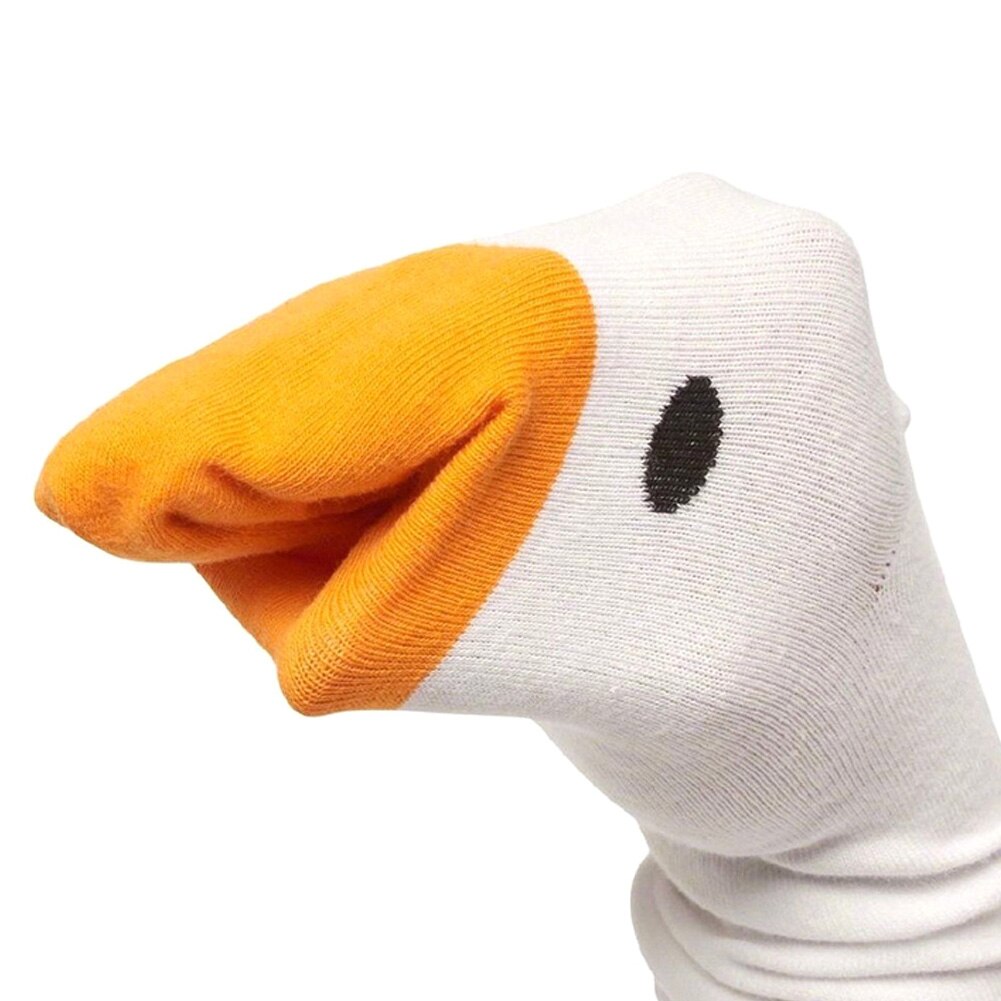 Calcetines de algodón deportivo bonitos con cabeza de Animal, calcetín divertido feliz para Navidad Unisex Health99